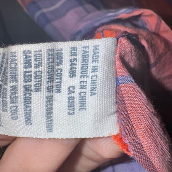 American Eagle Favorite Fit Plaid Pearl Snap Button up - Picture 6 of 6